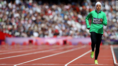 Nữ vận động viên Saudi Arabia tại Thế vận hội Olympic 2012